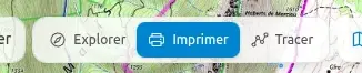 Bouton Imprimer activé dans la barre d'outils